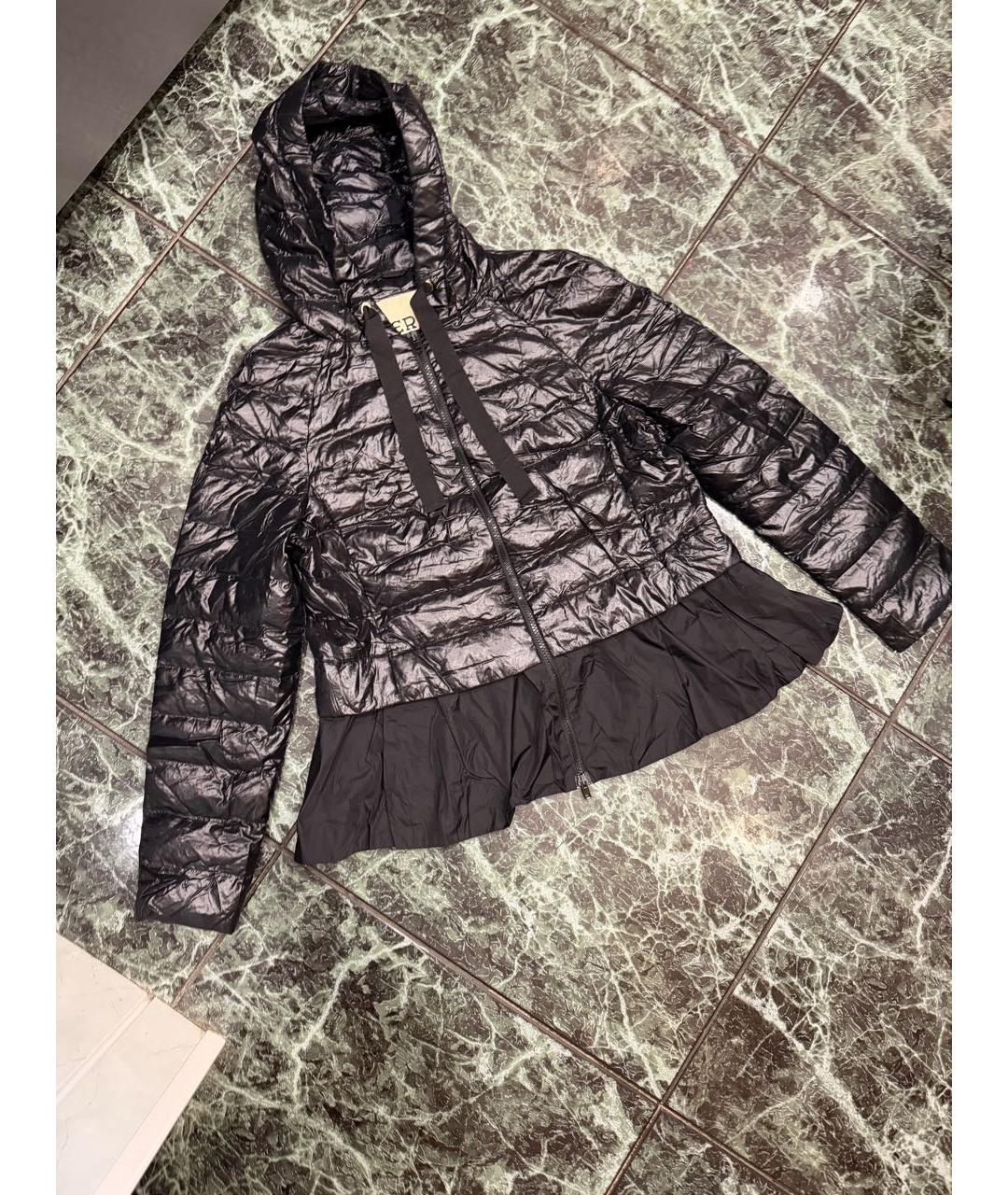 HERNO Черная куртка, фото 6