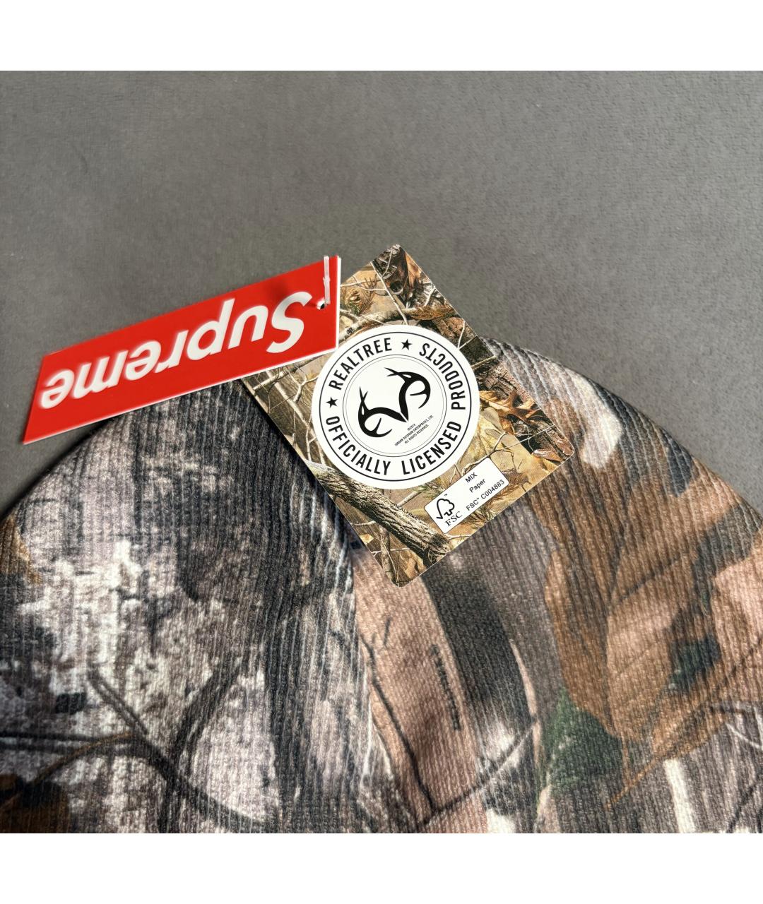 SUPREME Коричневая шапка, фото 5