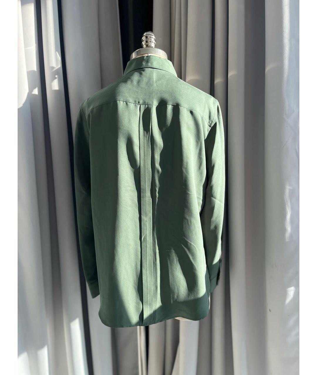 LORO PIANA Зеленая хлопковая рубашка, фото 3