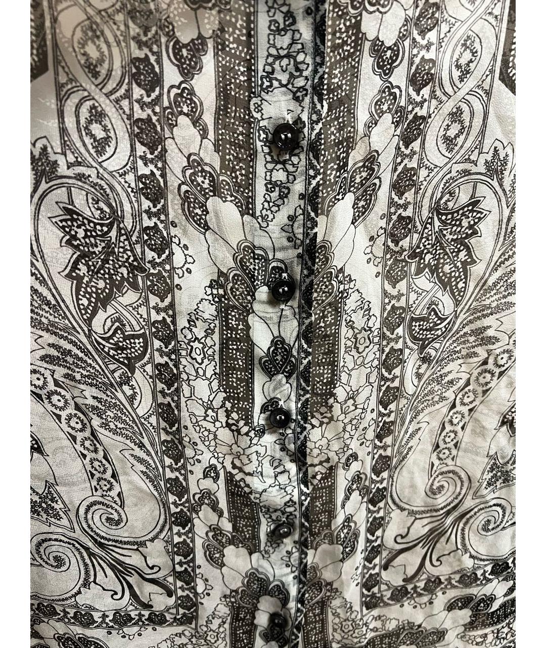 ETRO Серая шелковая рубашка, фото 4