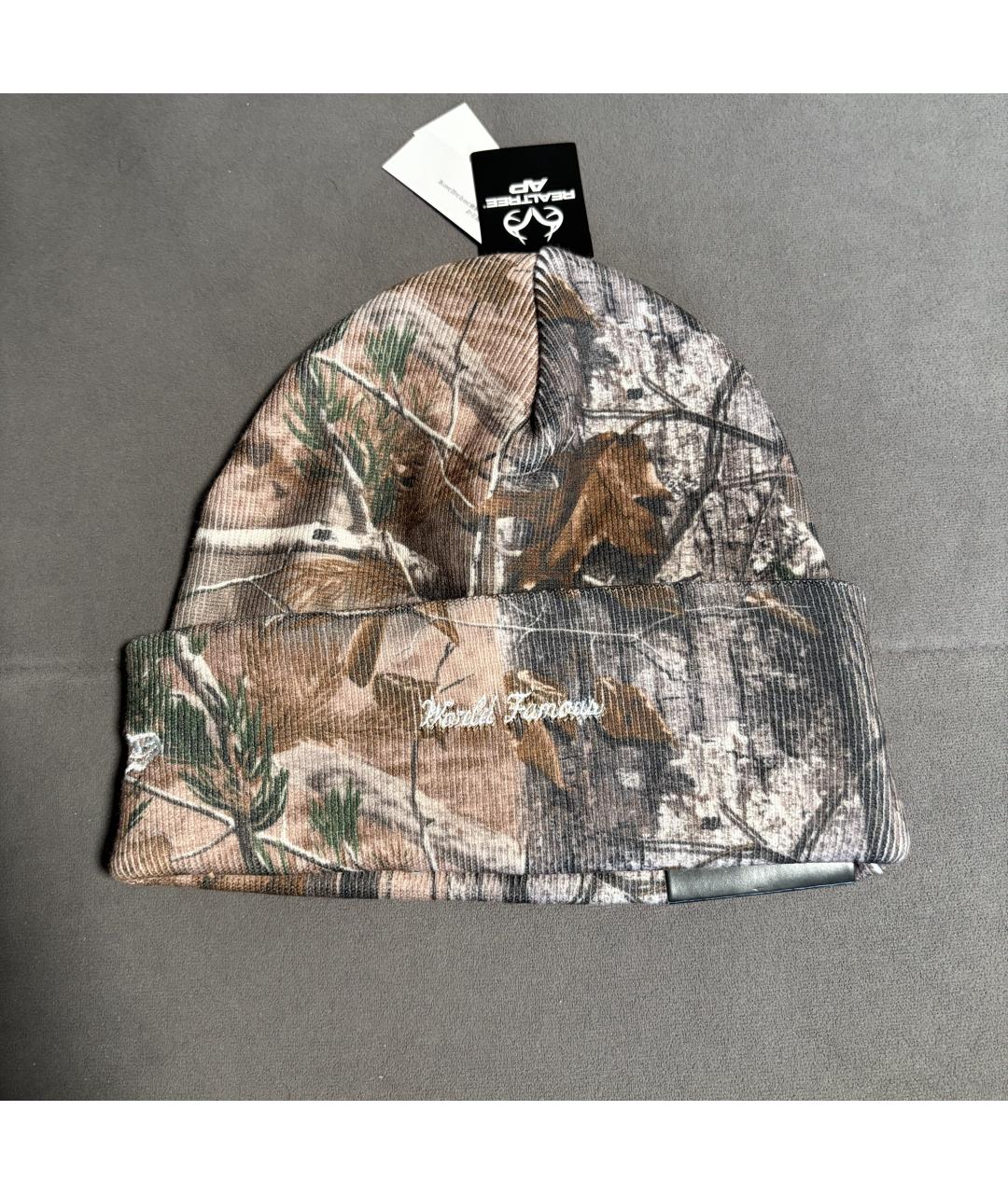 SUPREME Коричневая шапка, фото 4