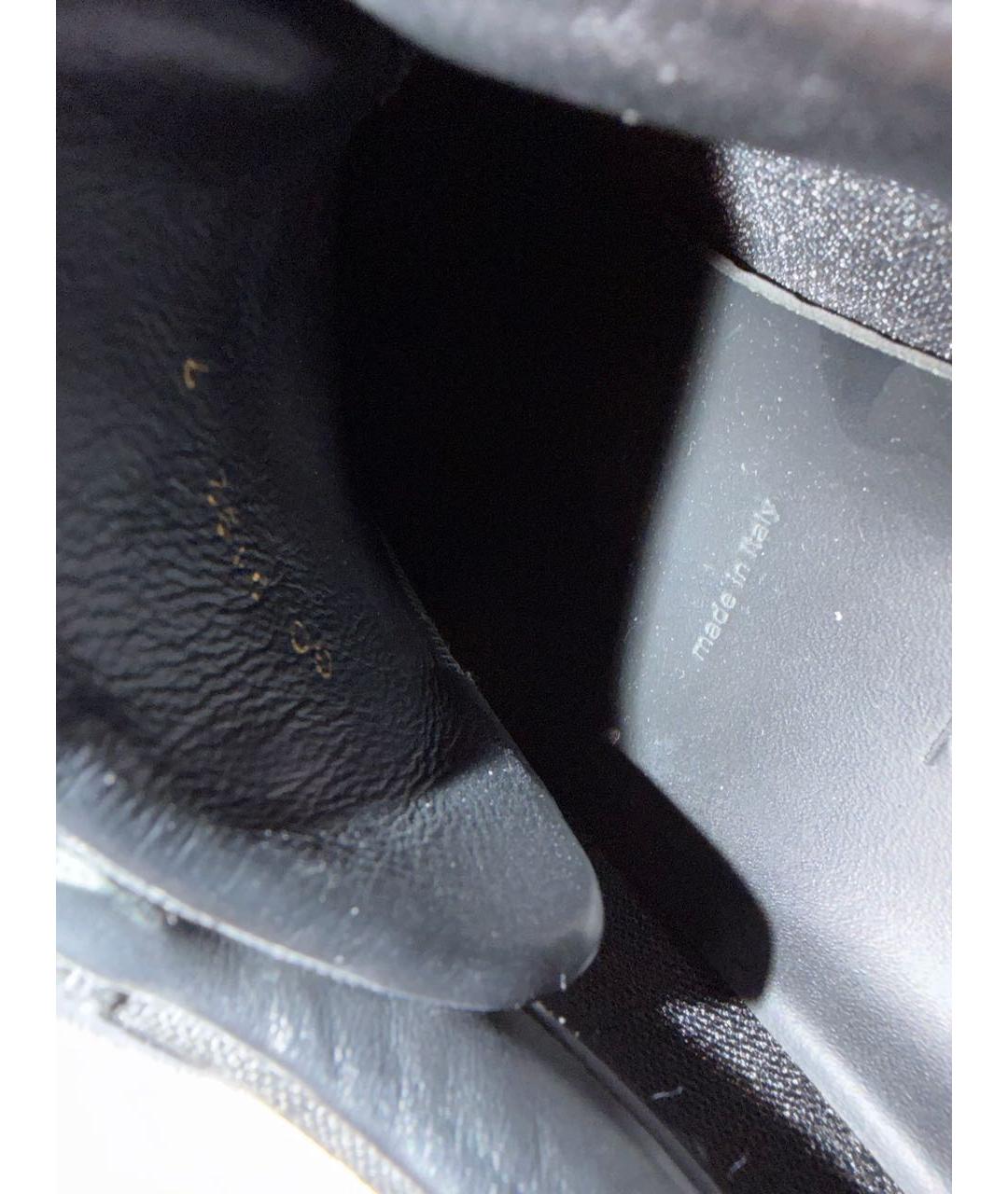 LOUIS VUITTON Черные замшевые низкие кроссовки / кеды, фото 8