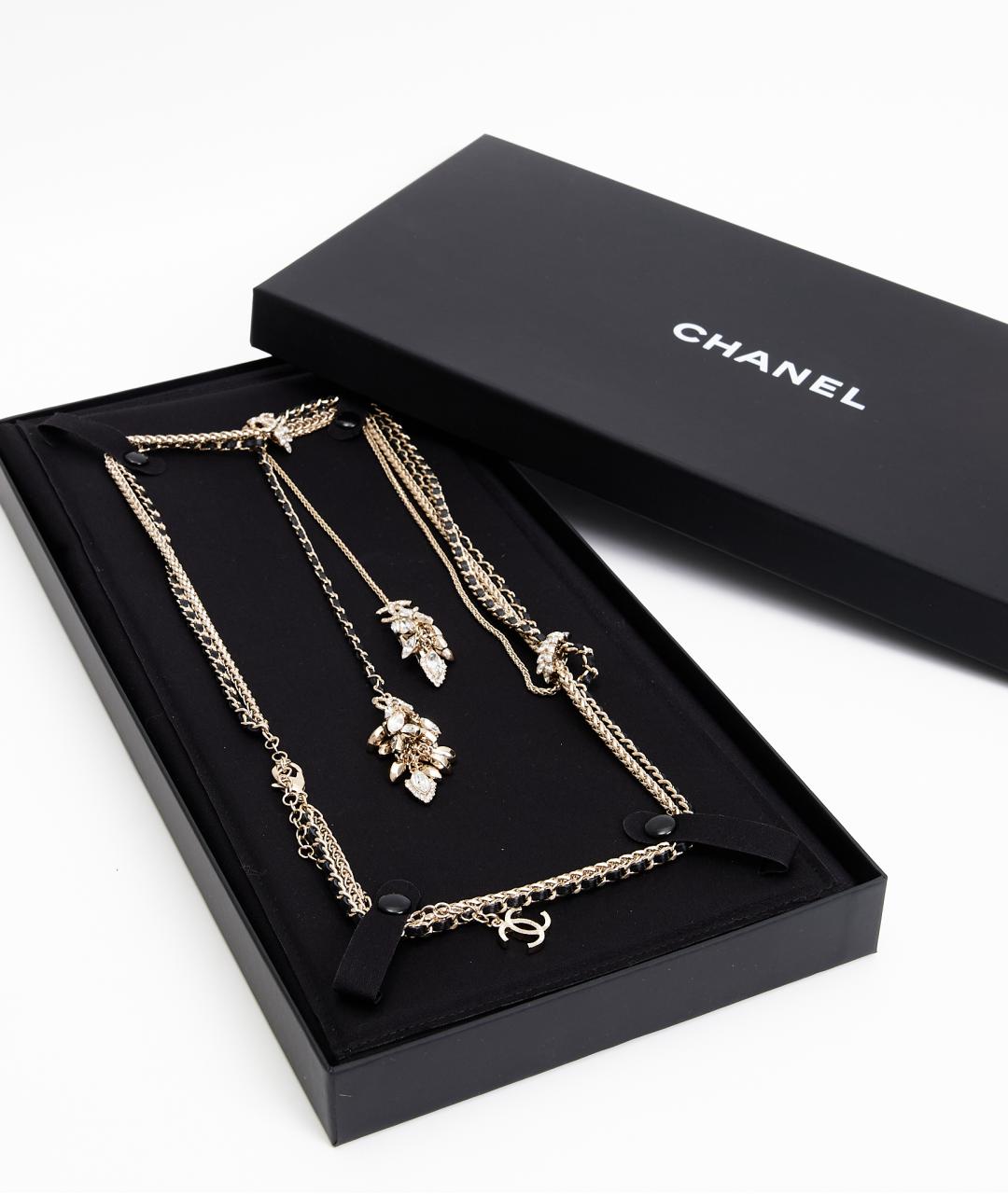 CHANEL Золотой кожаный ремень, фото 7