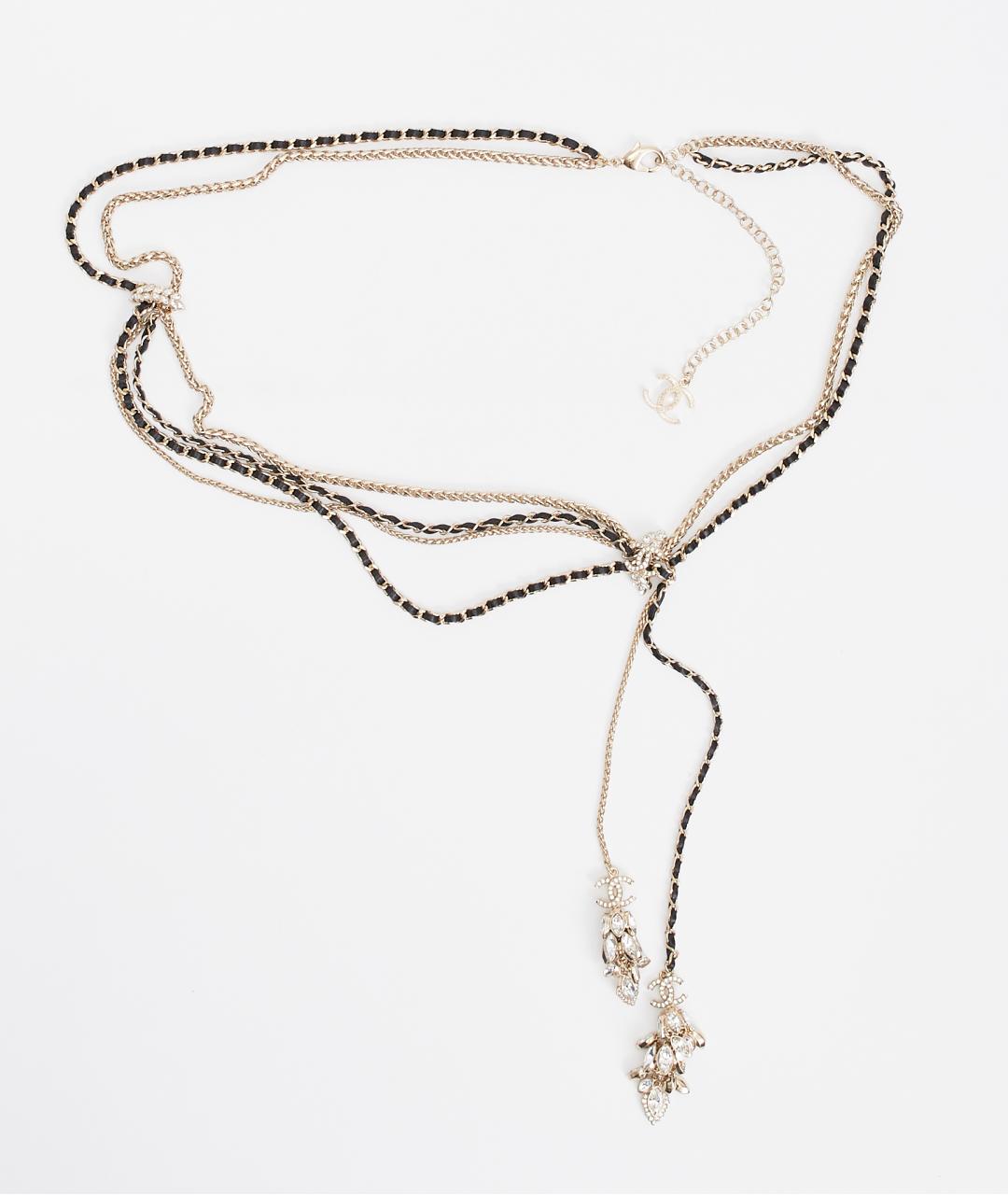 CHANEL Золотой кожаный ремень, фото 8