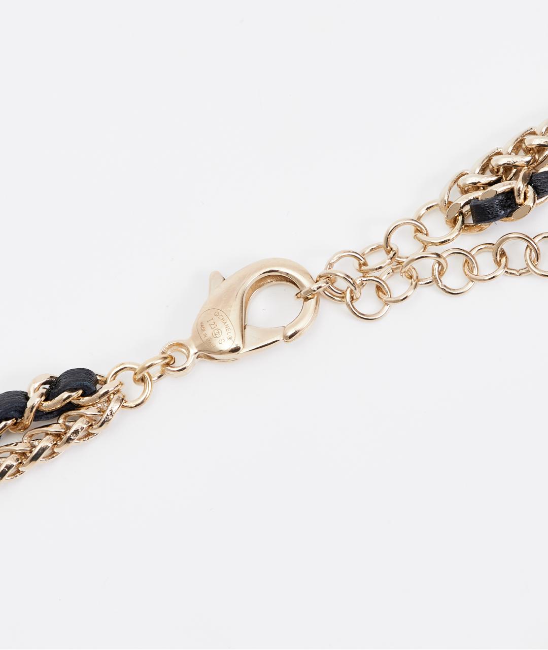 CHANEL Золотой кожаный ремень, фото 6