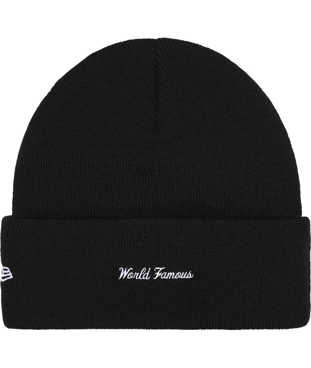 SUPREME Черная шапка, фото 2