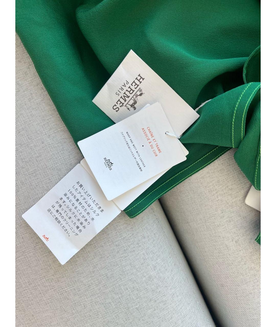 HERMES Зеленая хлопковая пижама, фото 5