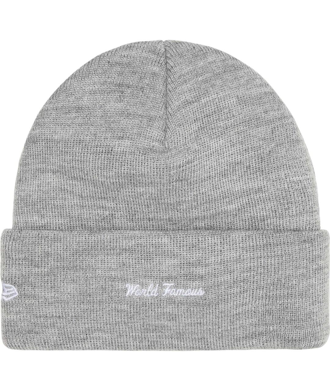 SUPREME Серая шапка, фото 2