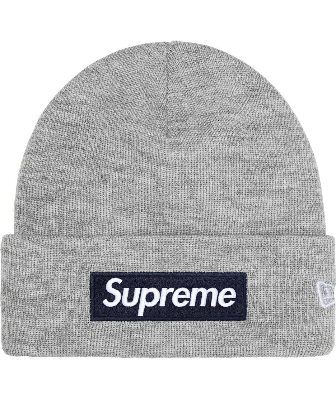 SUPREME Серая шапка, фото 5