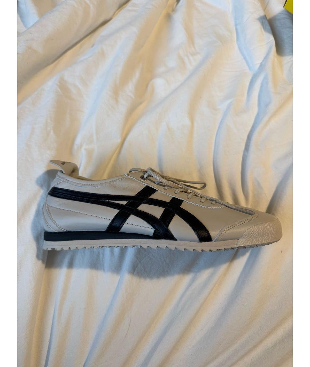 ONITSUKA TIGER Бежевые кожаные кеды, фото 9