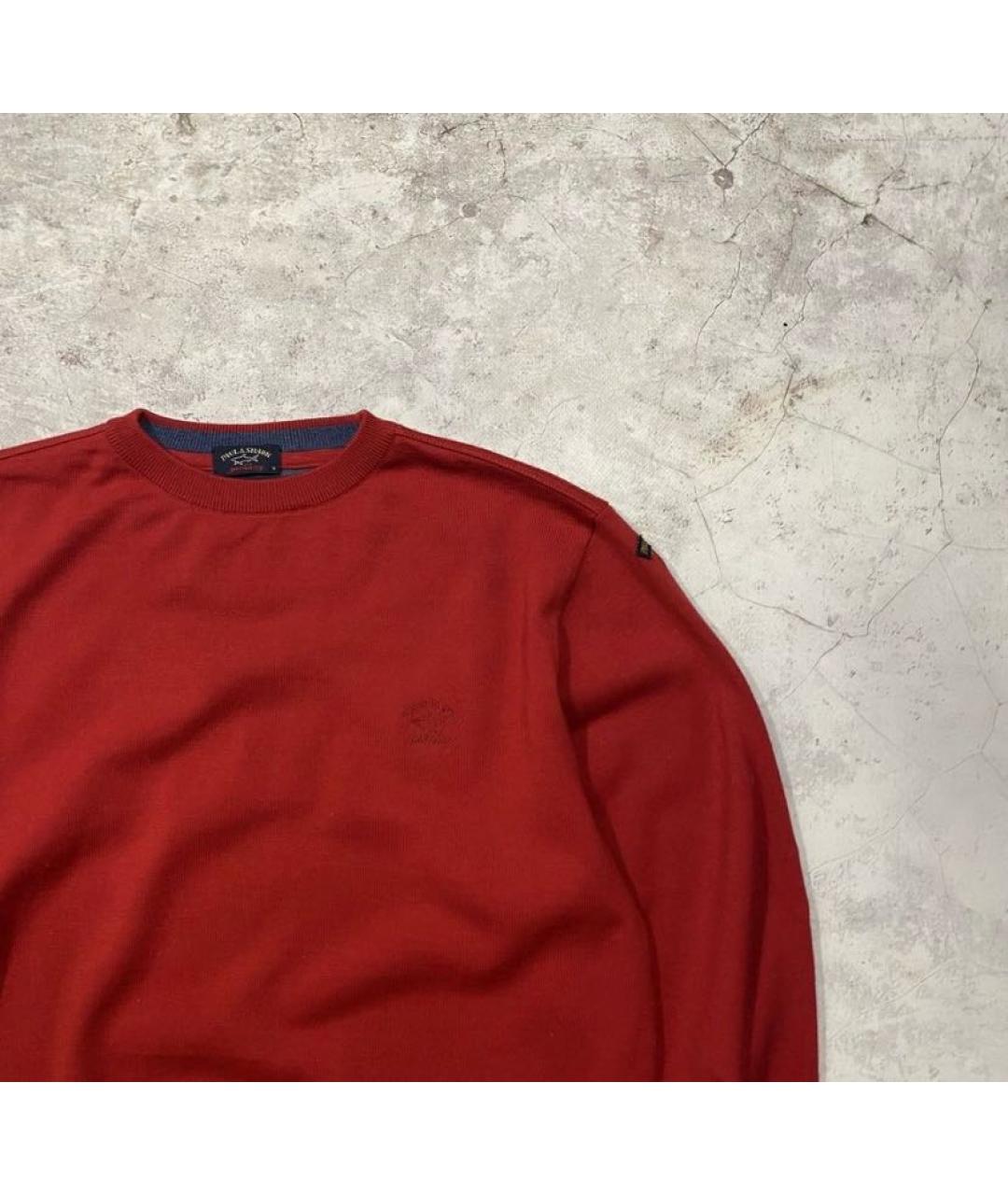 PAUL & SHARK Красный шерстяной джемпер / свитер, фото 2