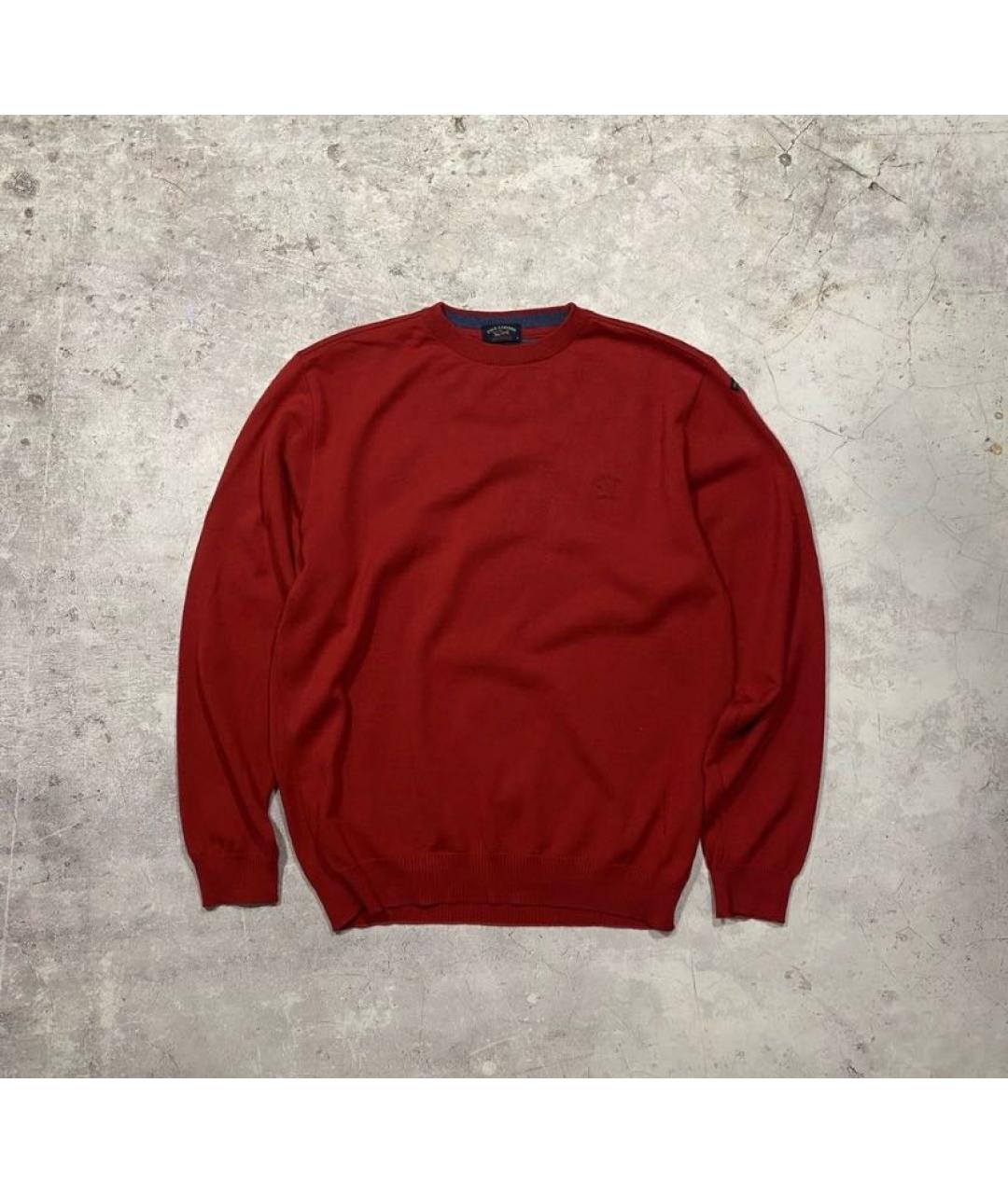 PAUL & SHARK Красный шерстяной джемпер / свитер, фото 6