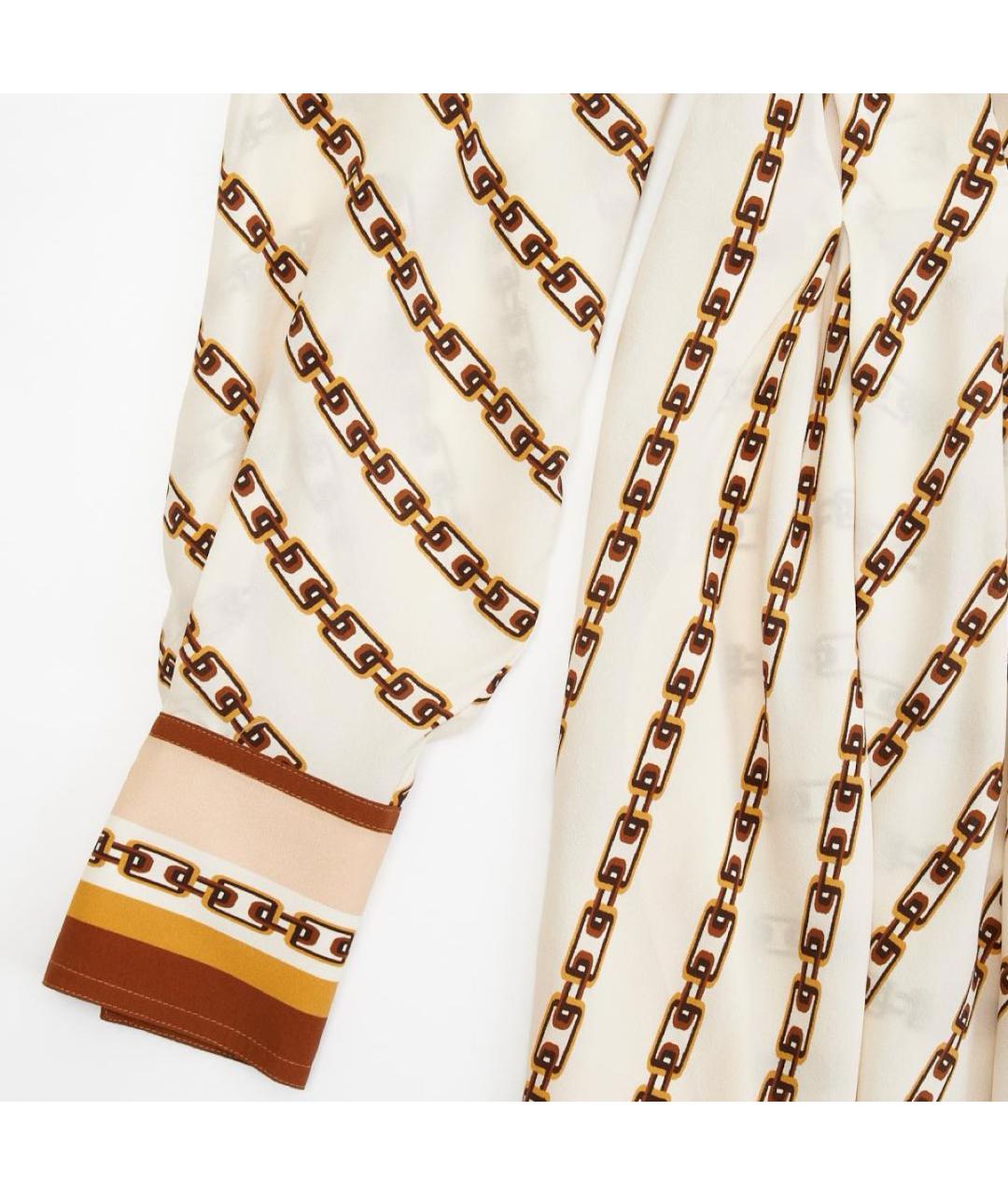 ZIMMERMANN Бежевый шелковый костюм с брюками, фото 3