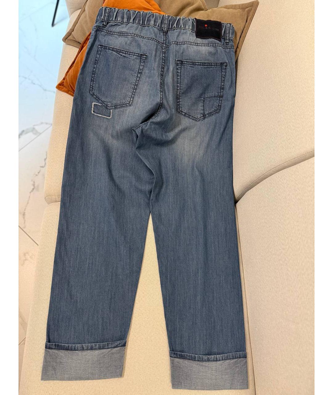KITON Синие джинсы, фото 2