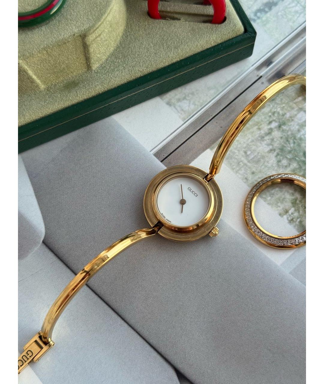 GUCCI Мульти позолоченные часы, фото 5