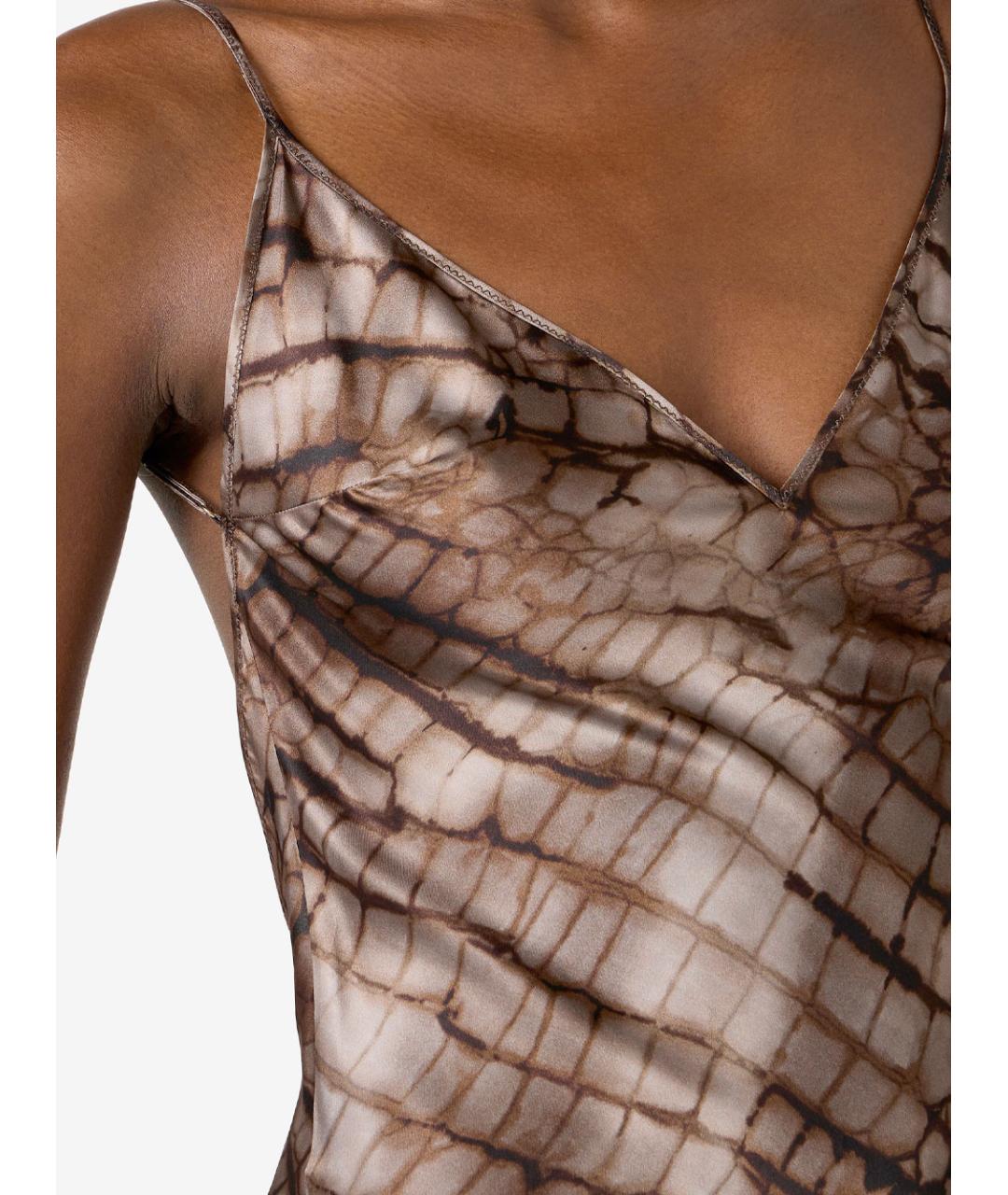 ELISABETTA FRANCHI Вискозное повседневное платье, фото 4