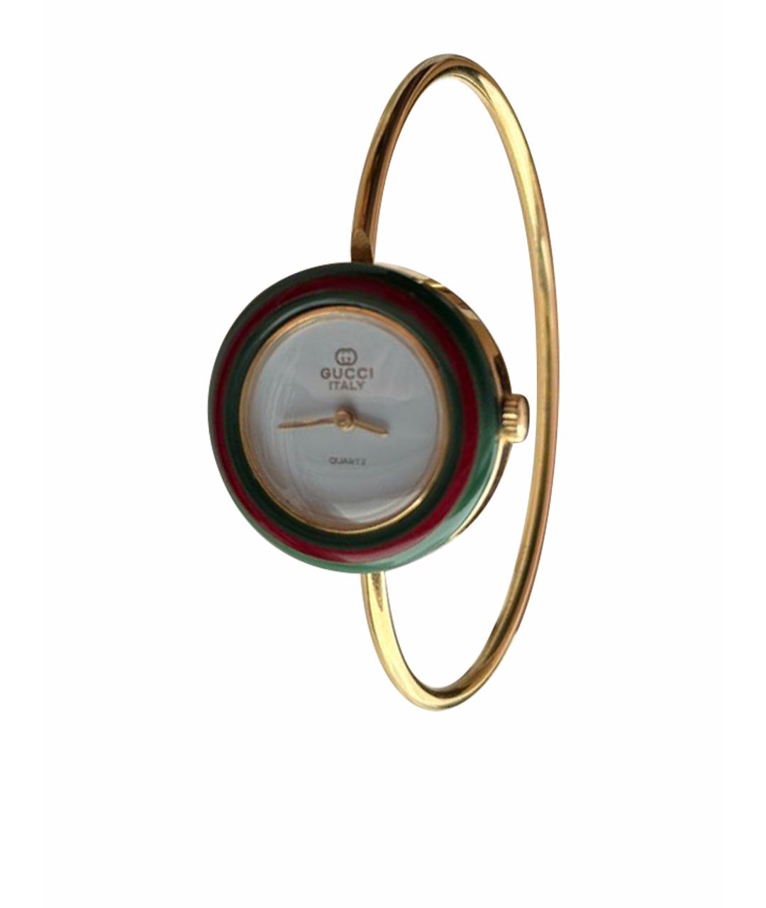 GUCCI Золотые позолоченные часы, фото 1