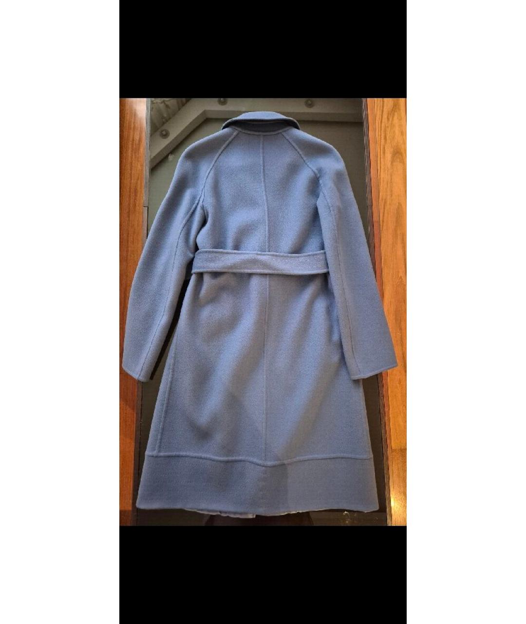 MALO Синее кашемировое пальто, фото 2