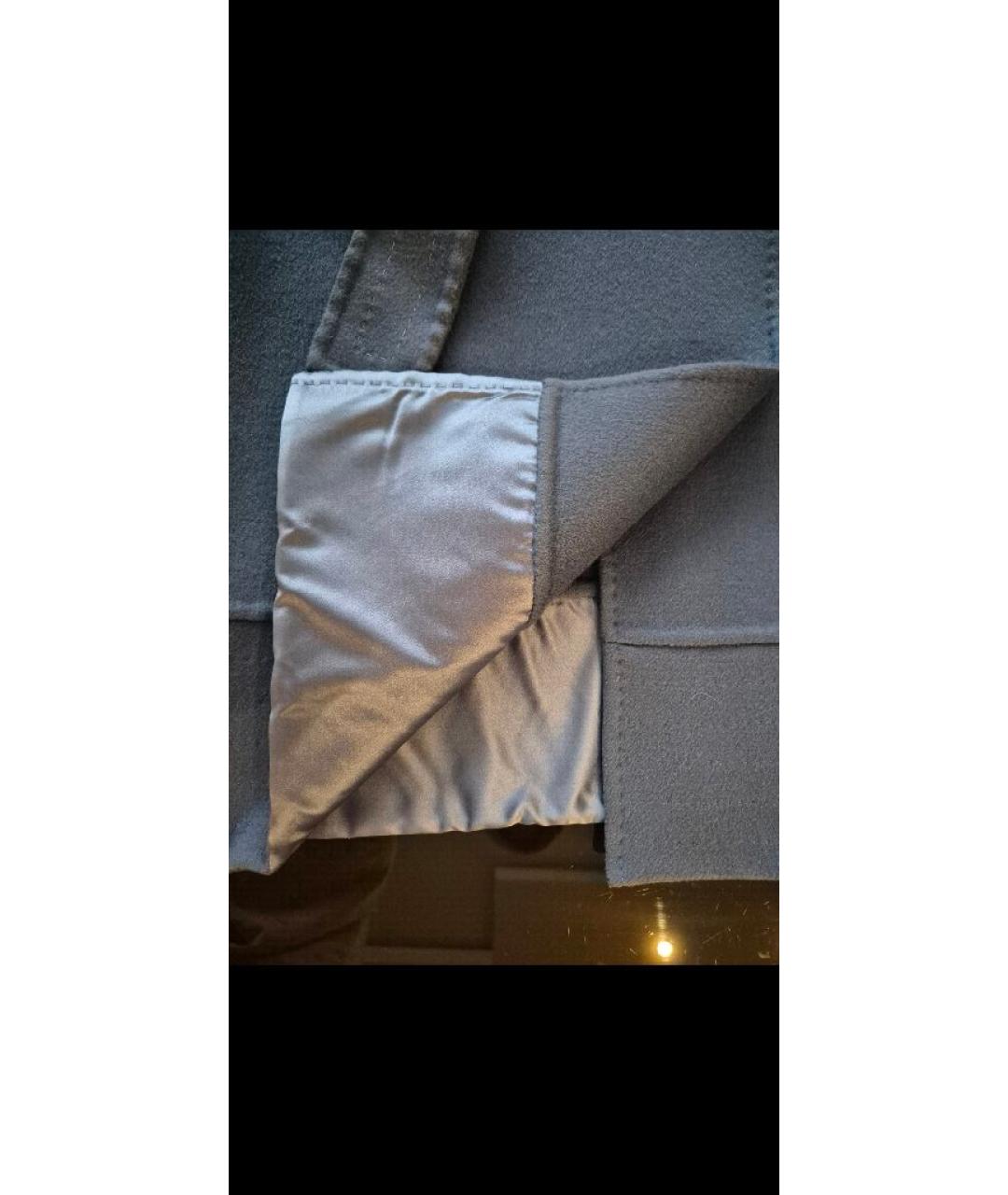 MALO Синее кашемировое пальто, фото 6