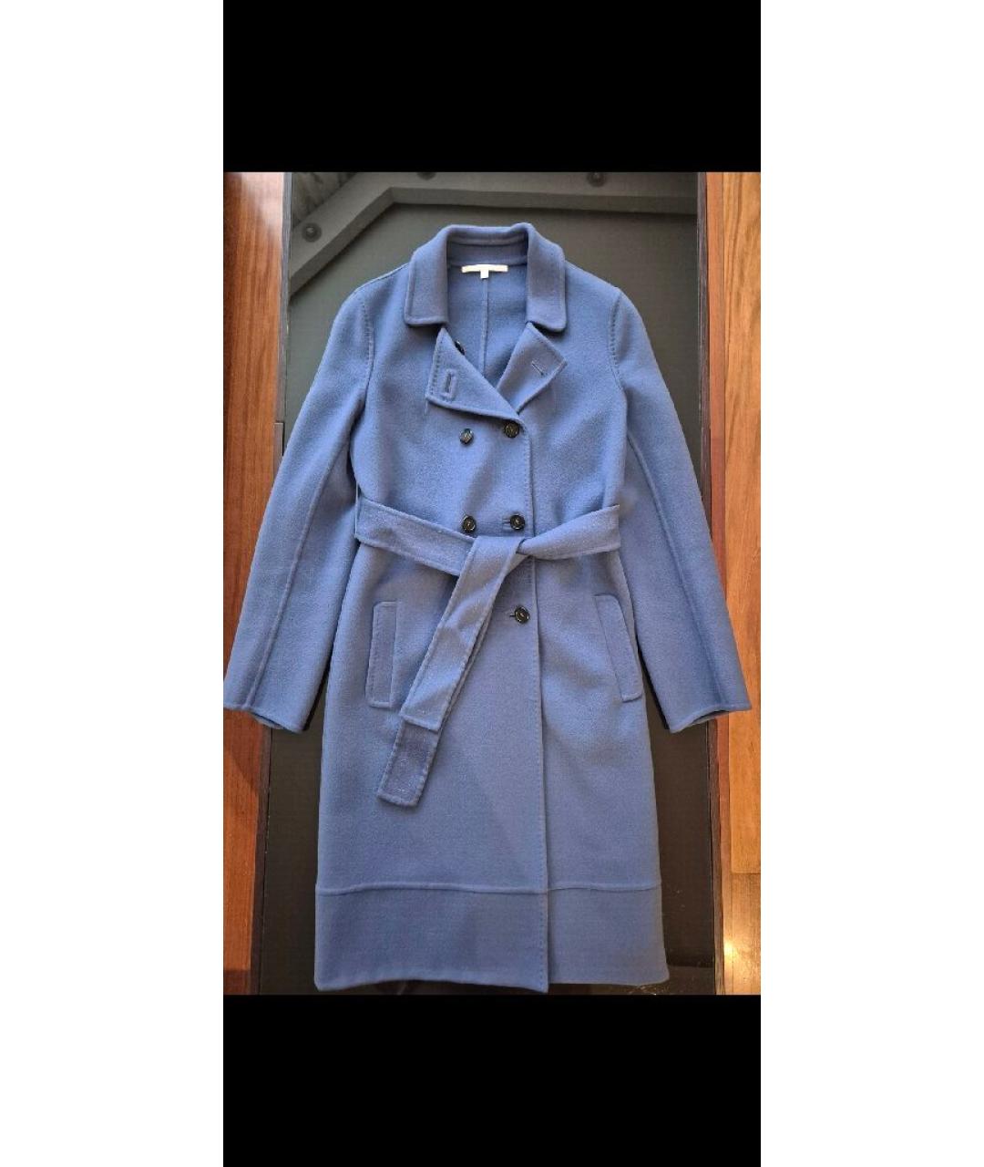 MALO Синее кашемировое пальто, фото 10