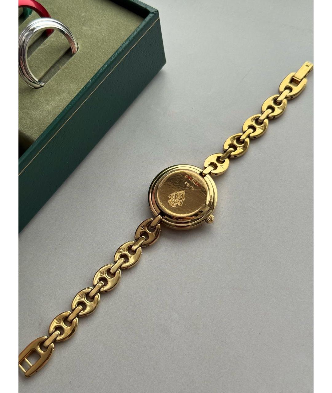 GUCCI Золотые позолоченные часы, фото 8