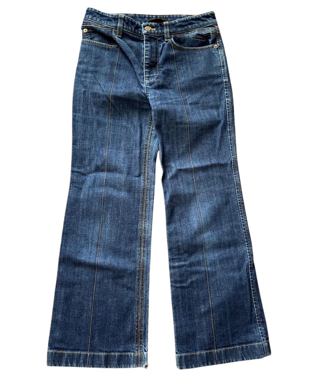 LOUIS VUITTON Синие хлопковые прямые джинсы, фото 1