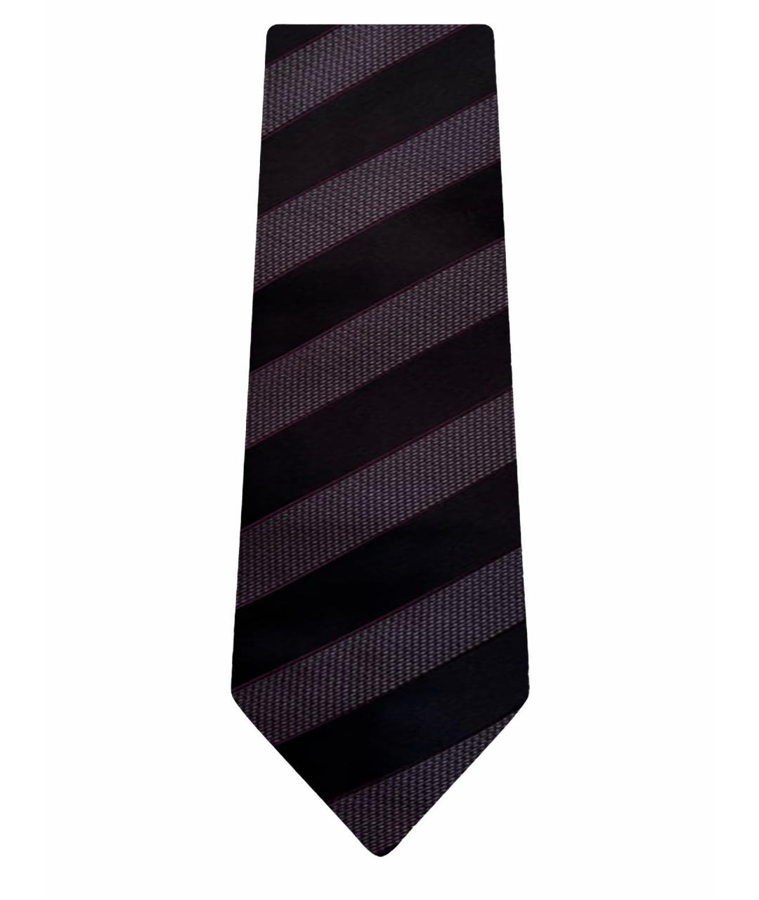 BRIONI Фиолетовый шелковый галстук, фото 1