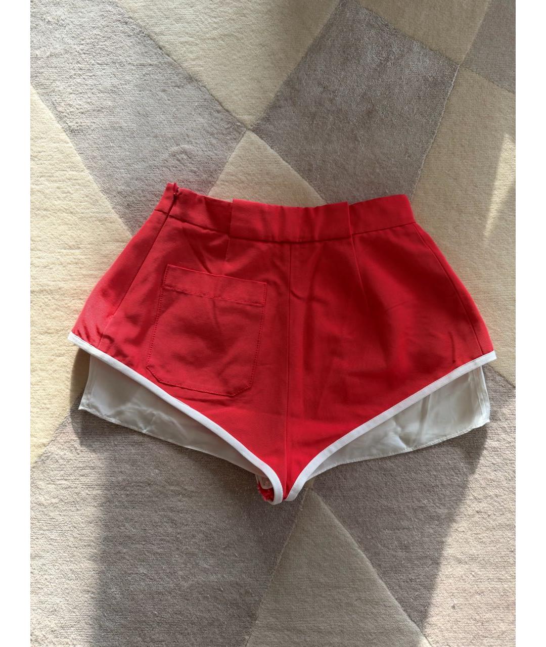 BALENCIAGA Коралловые шелковые шорты, фото 2