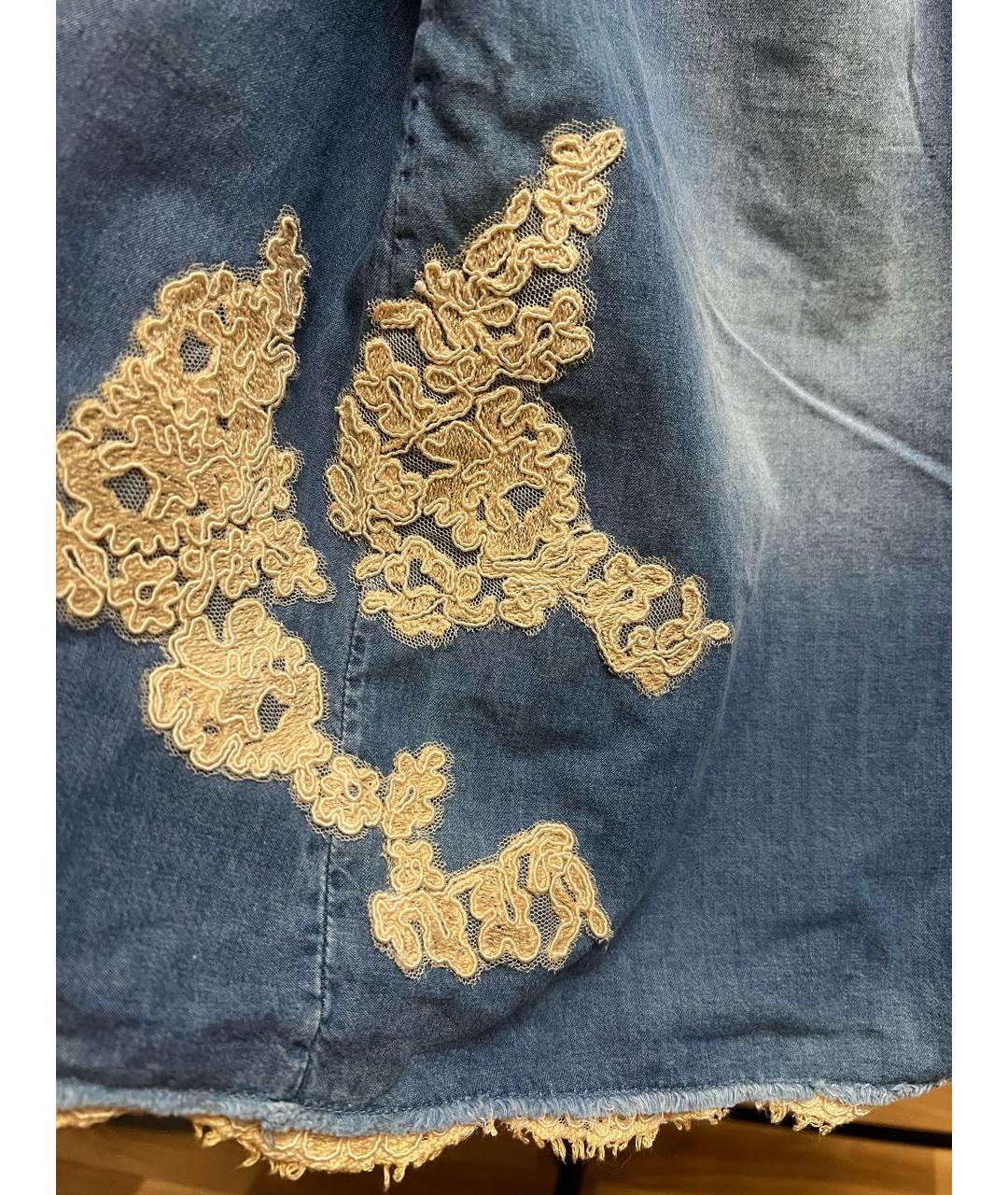 ERMANNO SCERVINO Синее деним платье, фото 5