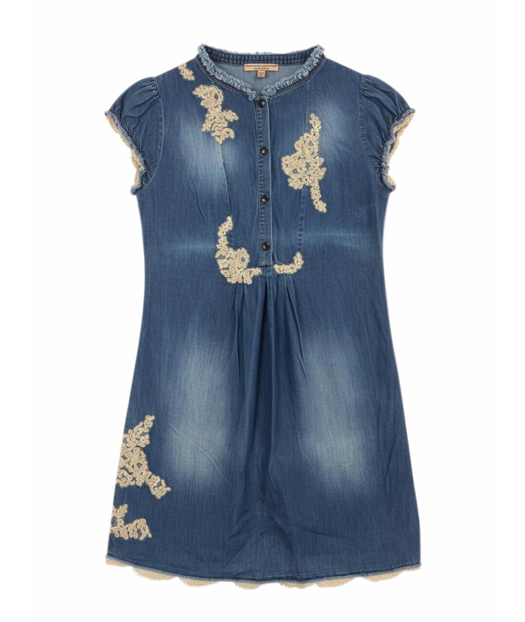 ERMANNO SCERVINO Синее деним платье, фото 1