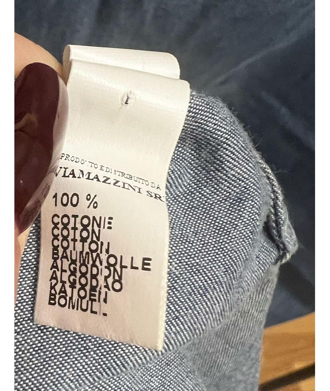 ERMANNO SCERVINO Синее деним платье, фото 8