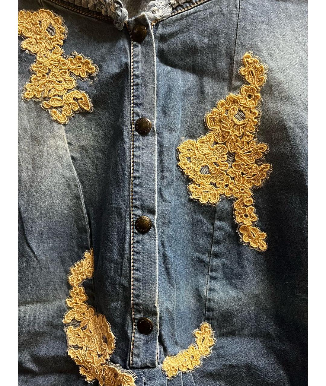 ERMANNO SCERVINO Синее деним платье, фото 4