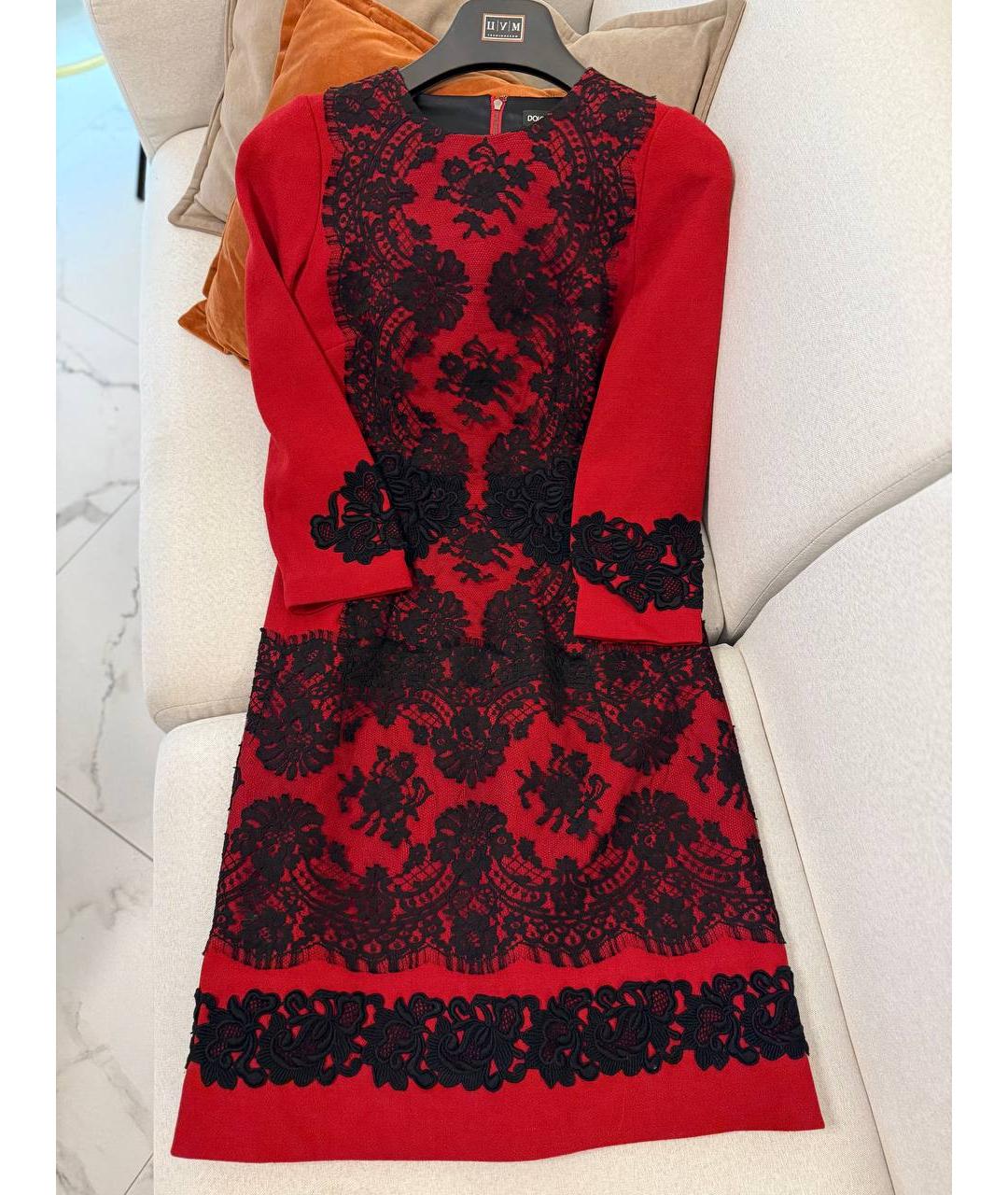 DOLCE&GABBANA Красное платье, фото 2
