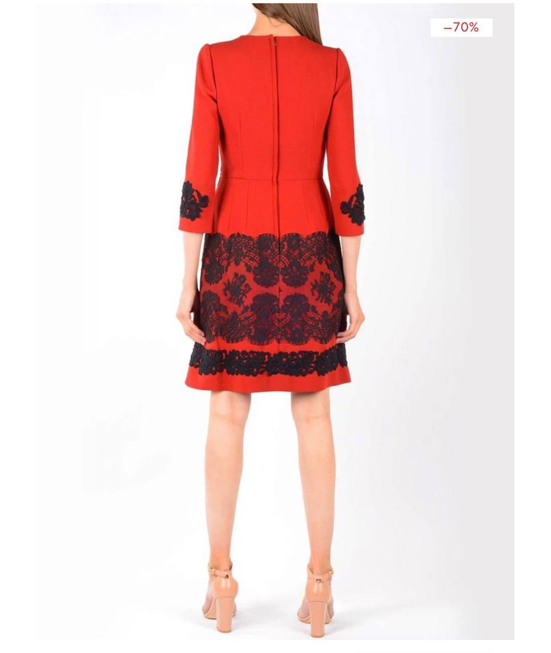DOLCE&GABBANA Красное платье, фото 8