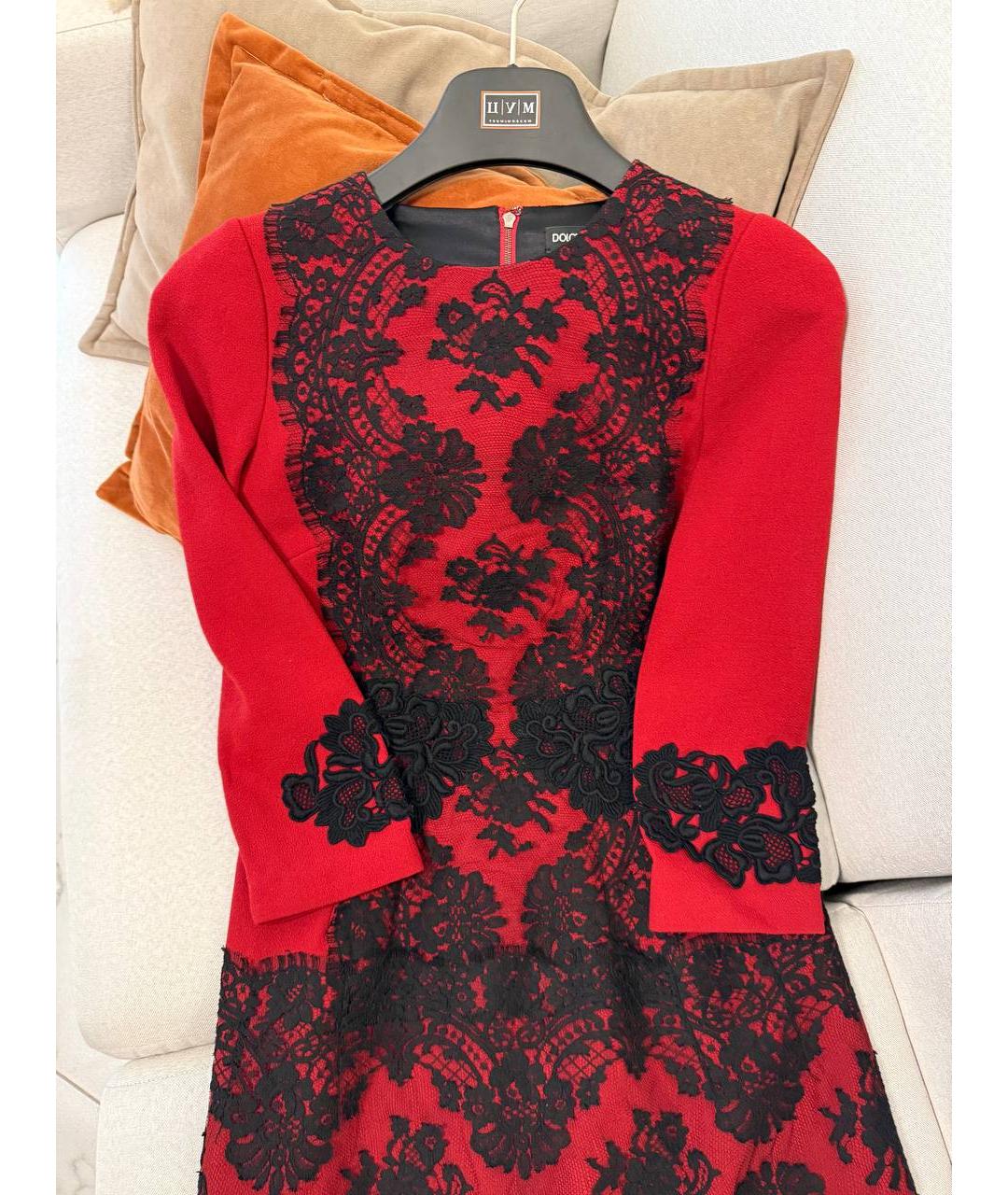 DOLCE&GABBANA Красное платье, фото 9