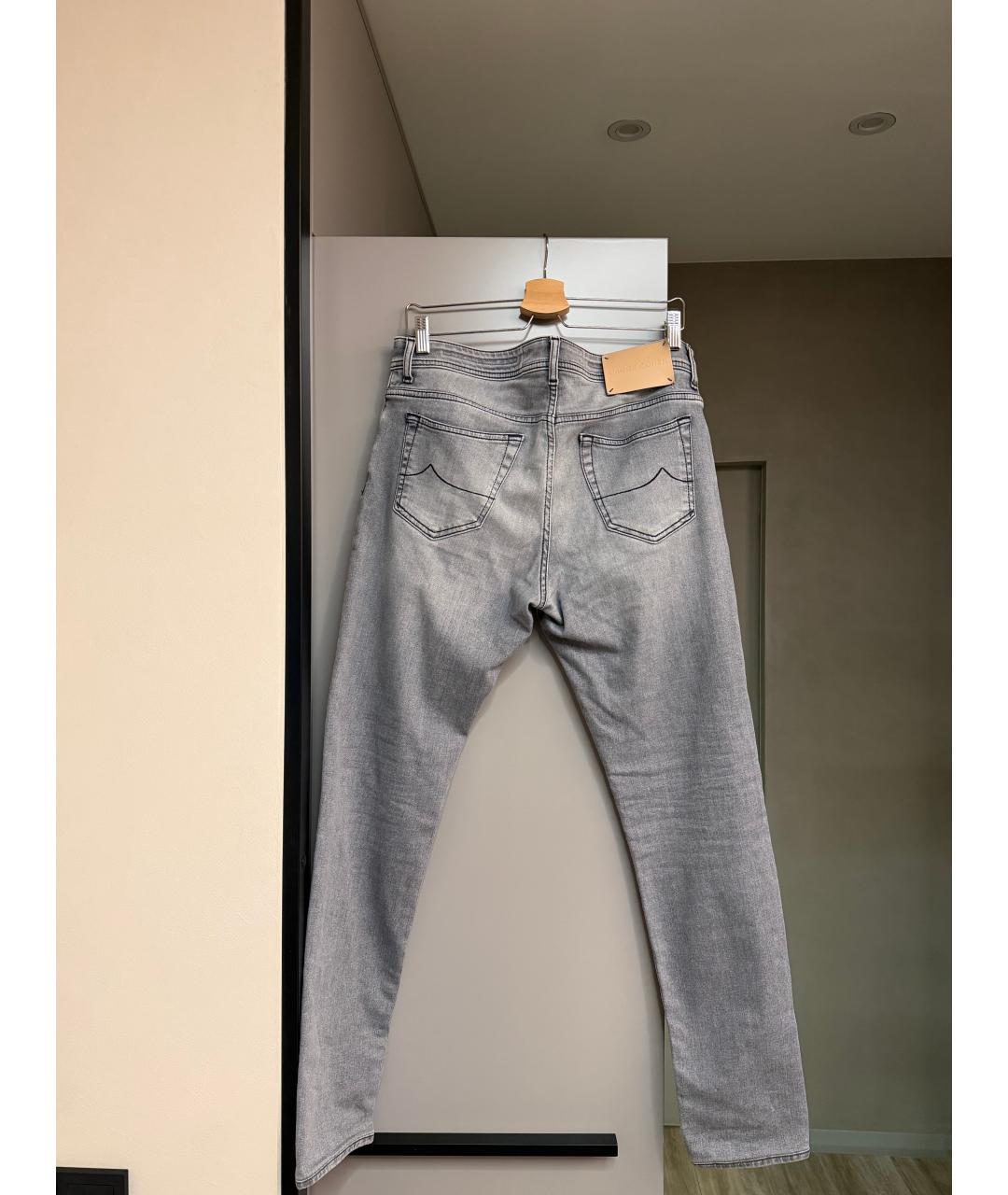 JACOB COHEN Серые хлопковые джинсы скинни, фото 2
