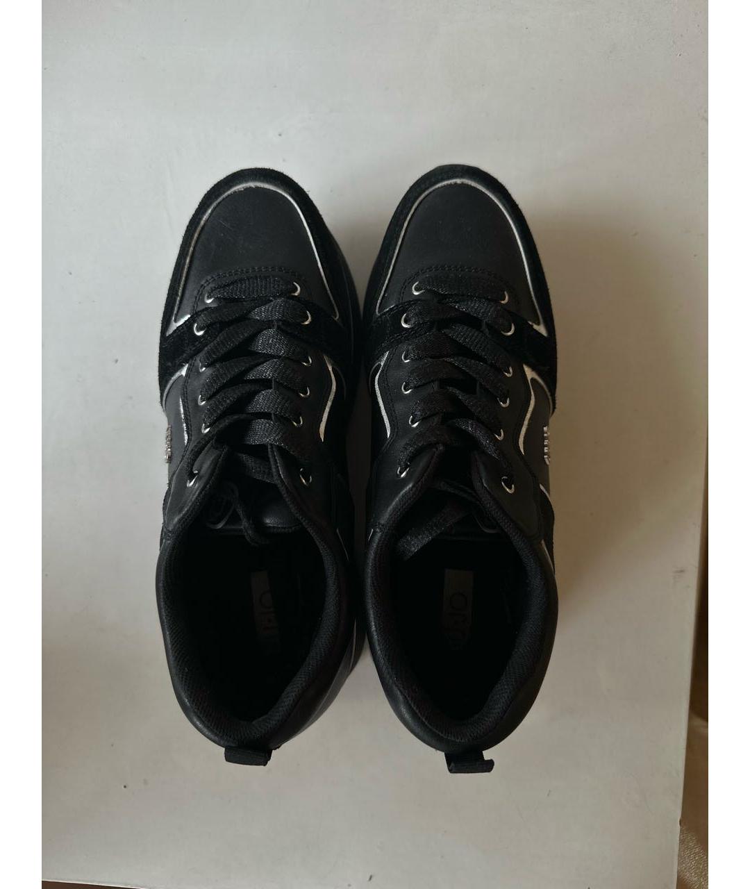 LIU JO Черные кожаные кроссовки, фото 3