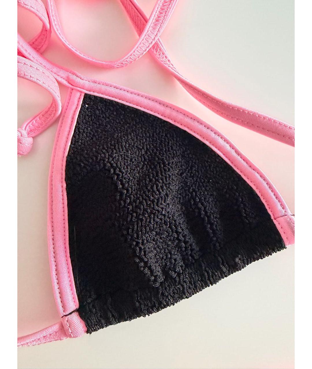 HUNZA G Черный полиамидовый купальник, фото 2