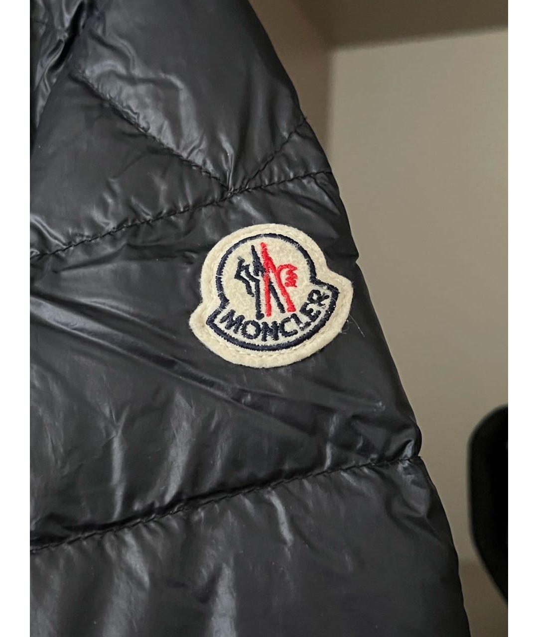 MONCLER Темно-синяя куртка, фото 4