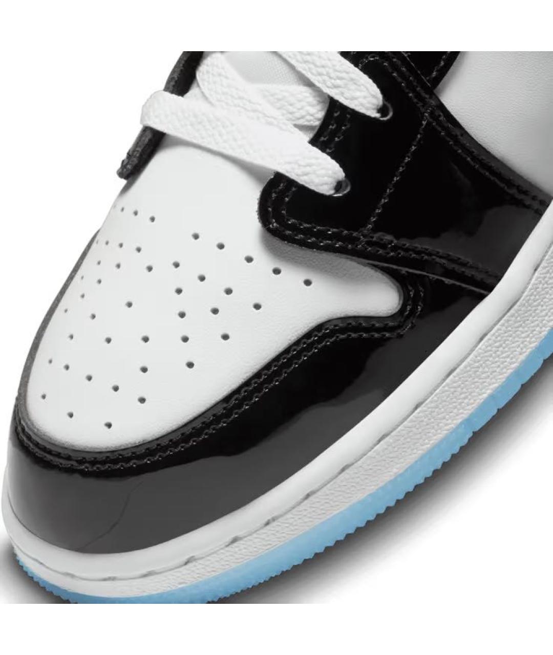 JORDAN Черные кеды из лакированной кожи, фото 6