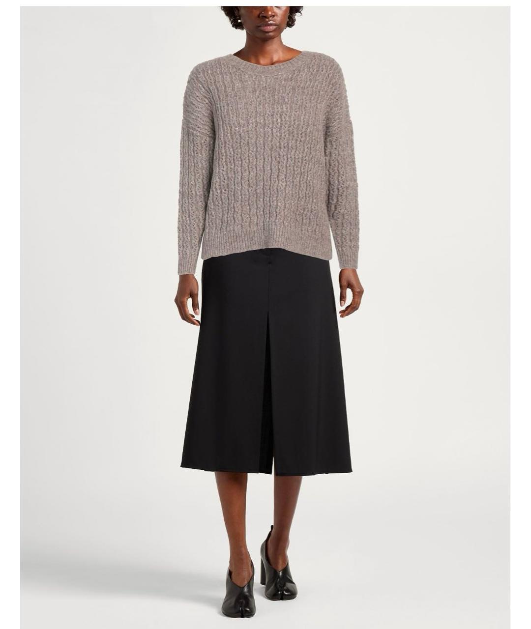 GENTRY PORTOFINO Коричневый шерстяной джемпер / свитер, фото 8