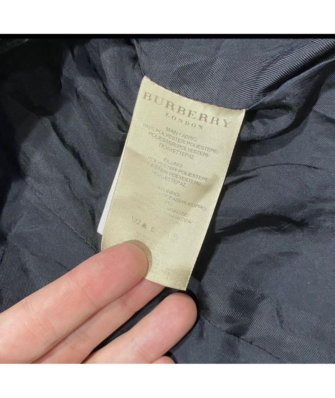 BURBERRY Черная куртка, фото 5