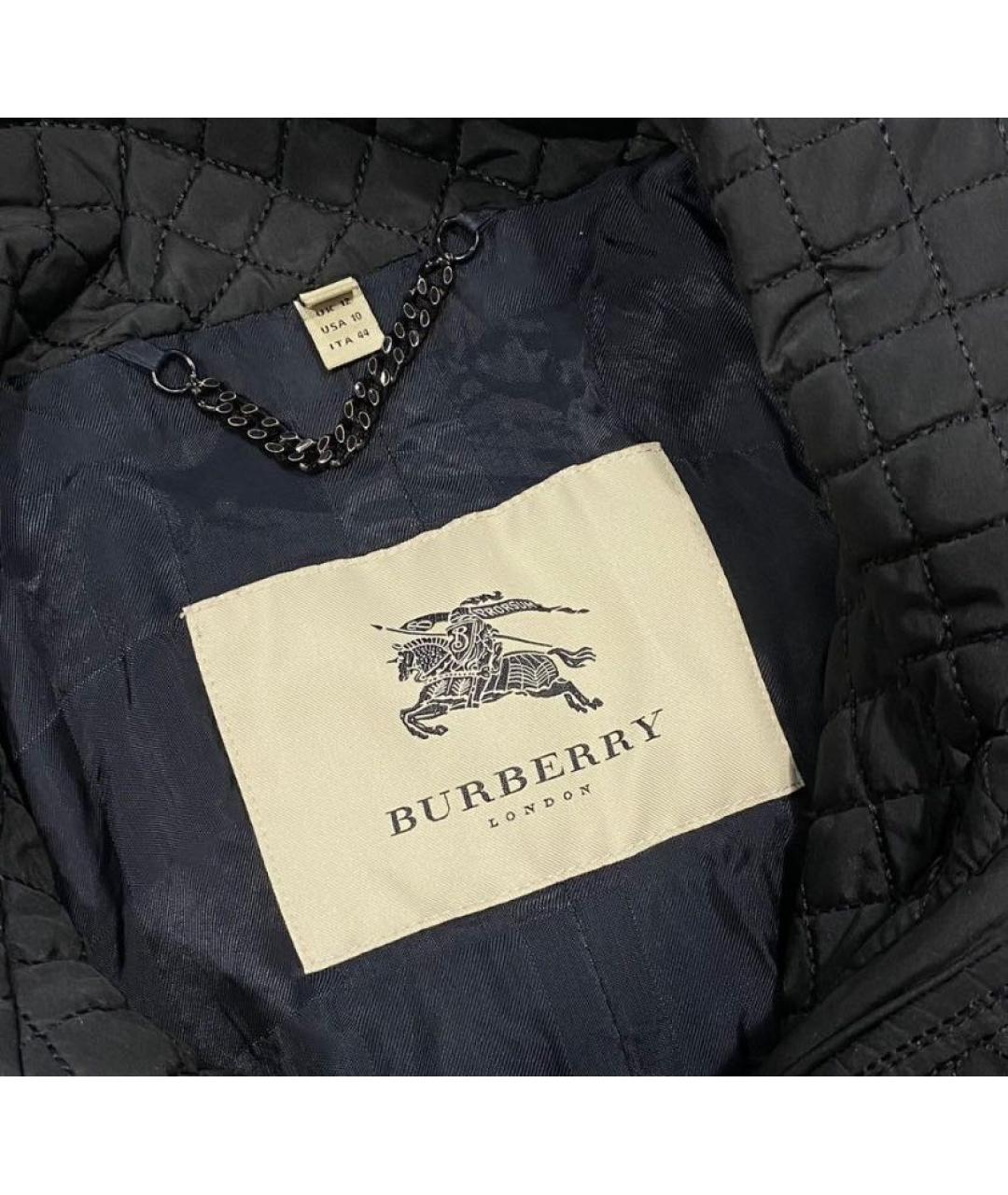BURBERRY Черная куртка, фото 4