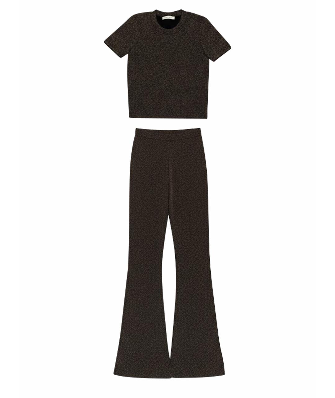 SANDRO Черный полиэстеровый костюм с брюками, фото 1