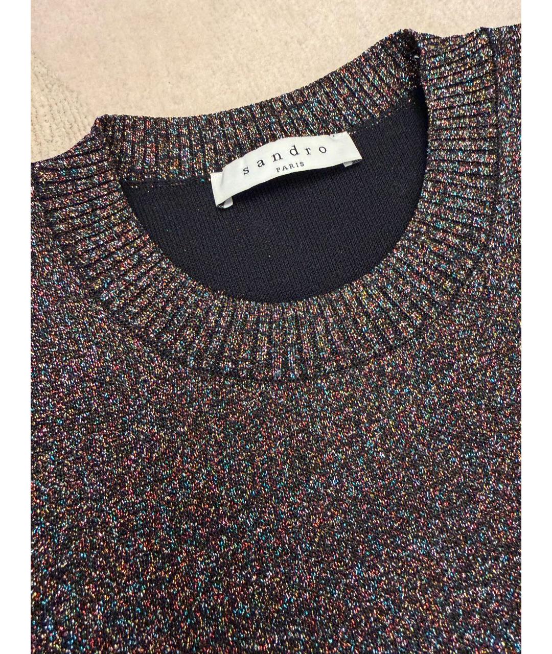 SANDRO Черный полиэстеровый костюм с брюками, фото 3