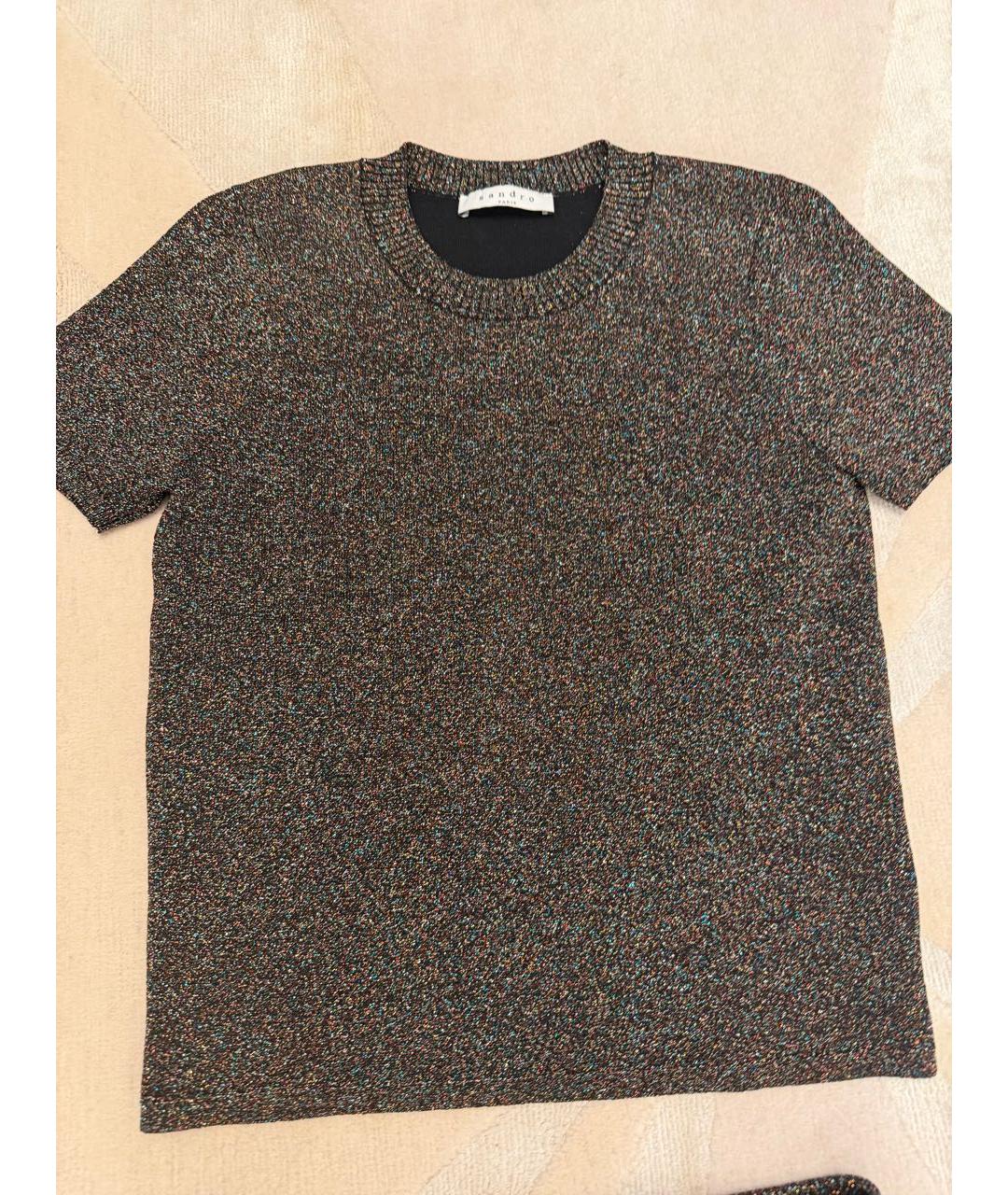 SANDRO Черный полиэстеровый костюм с брюками, фото 2