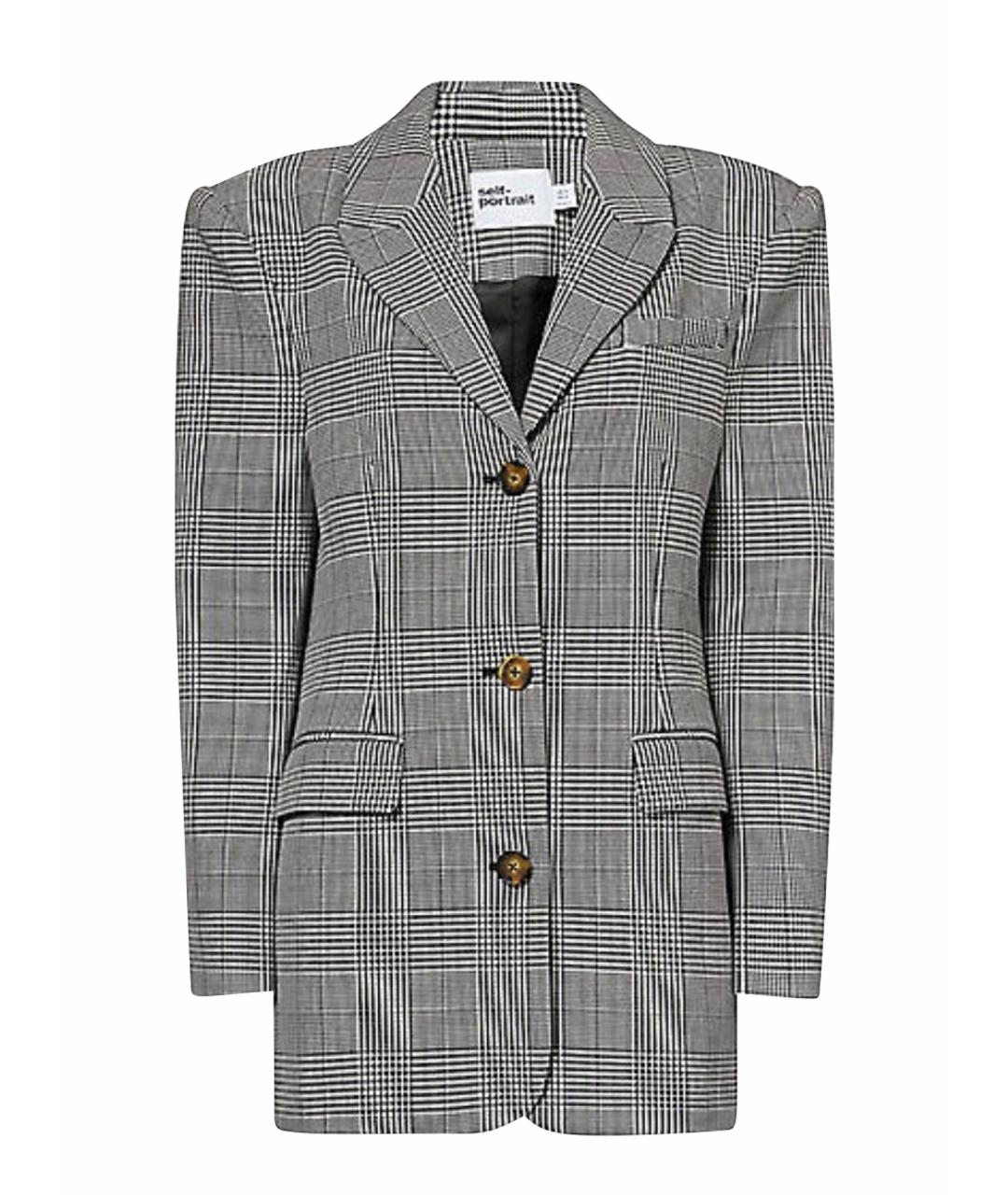 SELF-PORTRAIT Мульти вискозный жакет/пиджак, фото 9