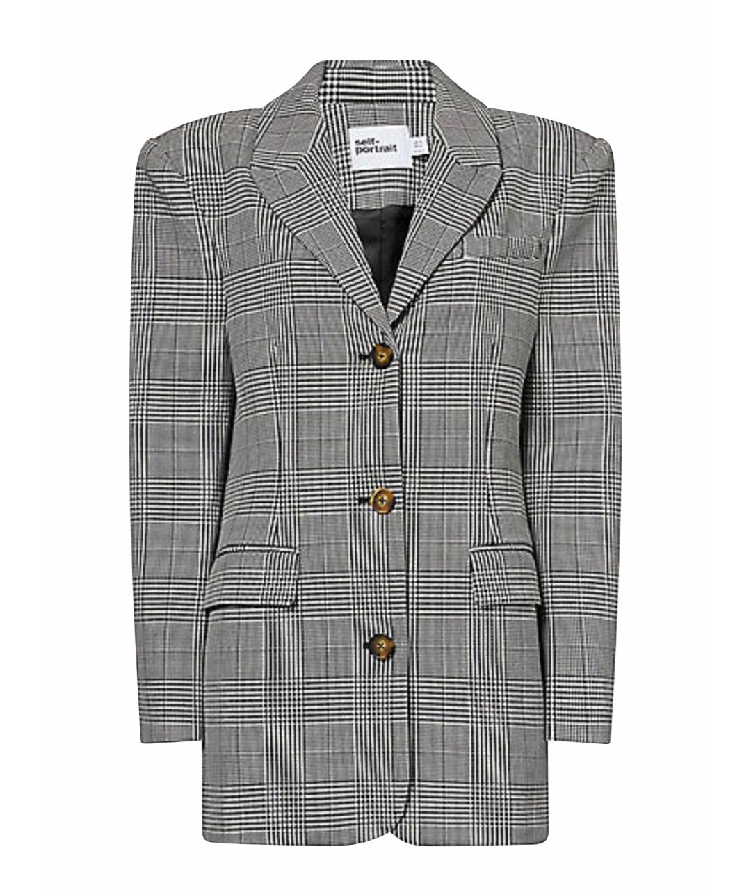 SELF-PORTRAIT Мульти вискозный жакет/пиджак, фото 1