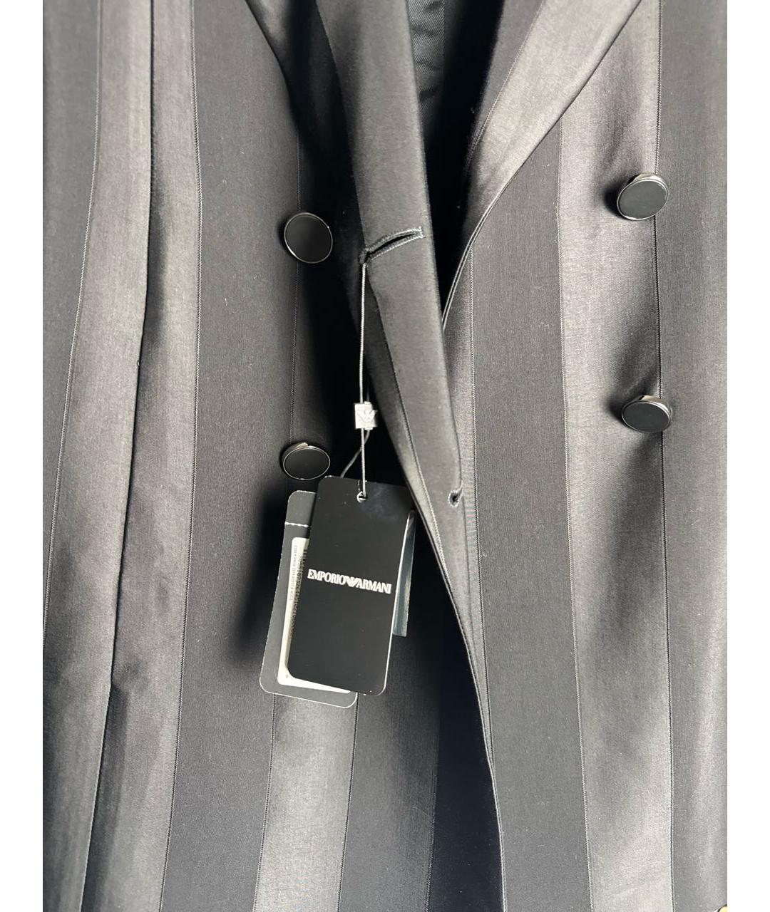 EMPORIO ARMANI Черный вискозный жакет/пиджак, фото 3