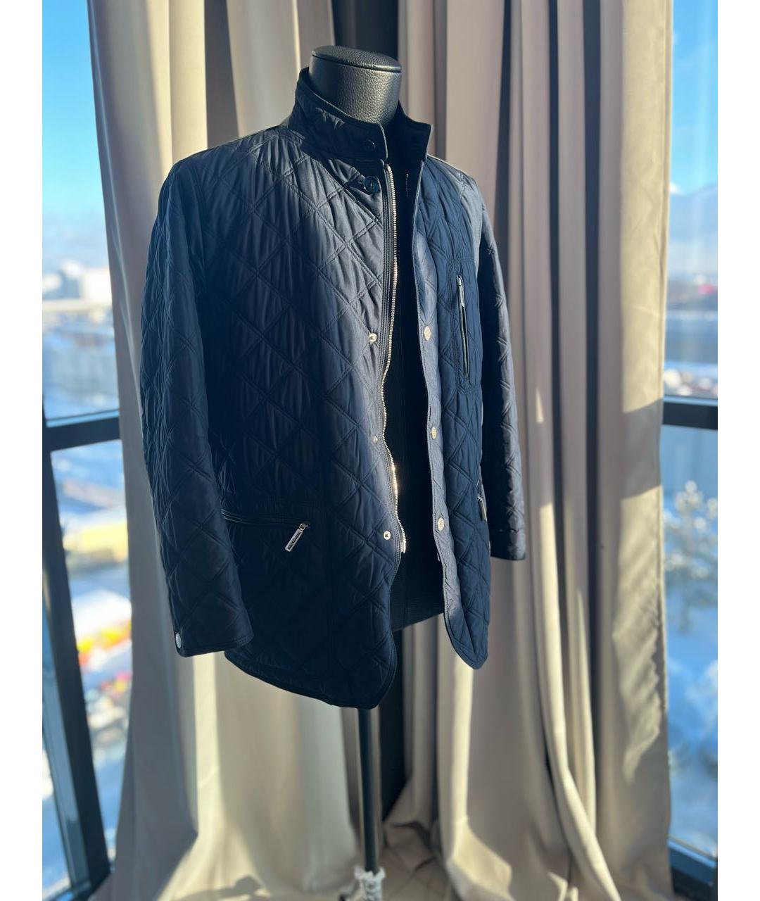 STEFANO RICCI Темно-синяя куртка, фото 5